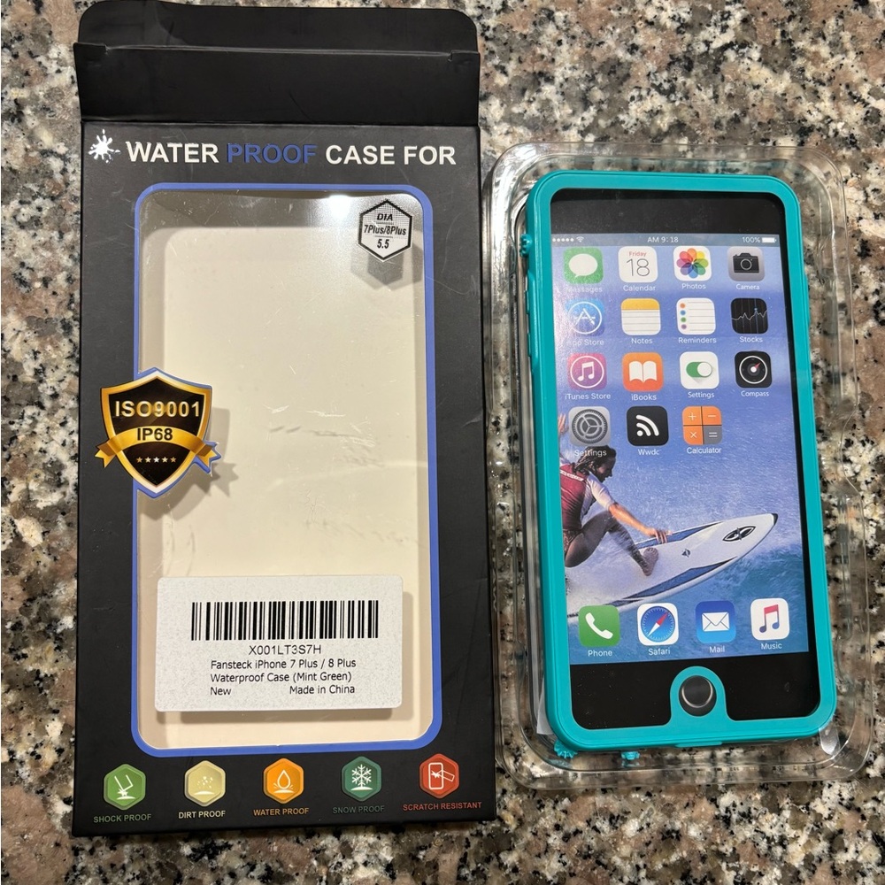 Waterproof Case for iPhone 7 Plus/8 Plus - Blue
